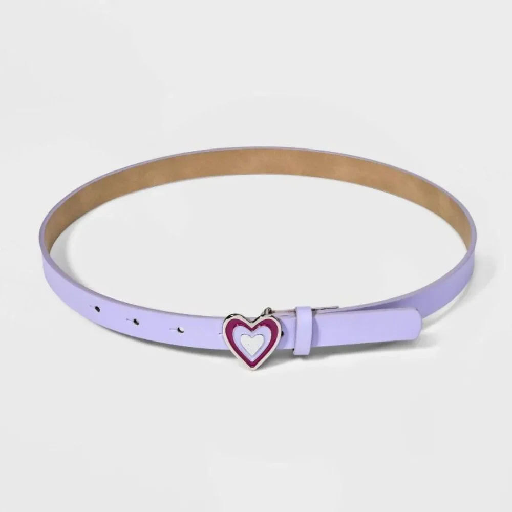 Girls' 3pk Belt Set, NEW